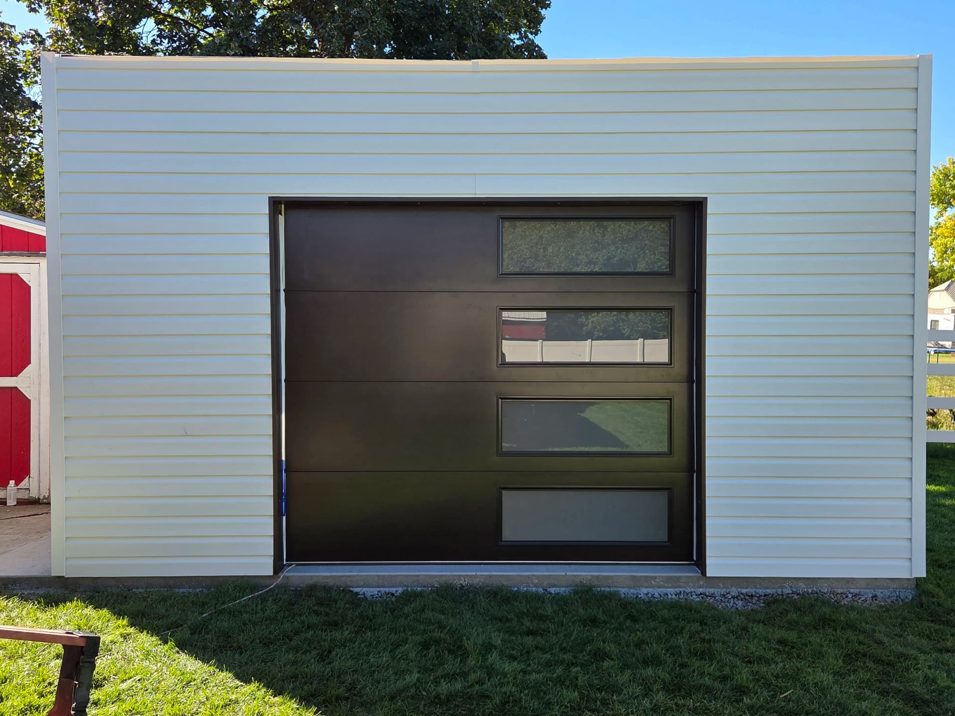 How One Door Turned a Plain Shed Into Something Sharp image