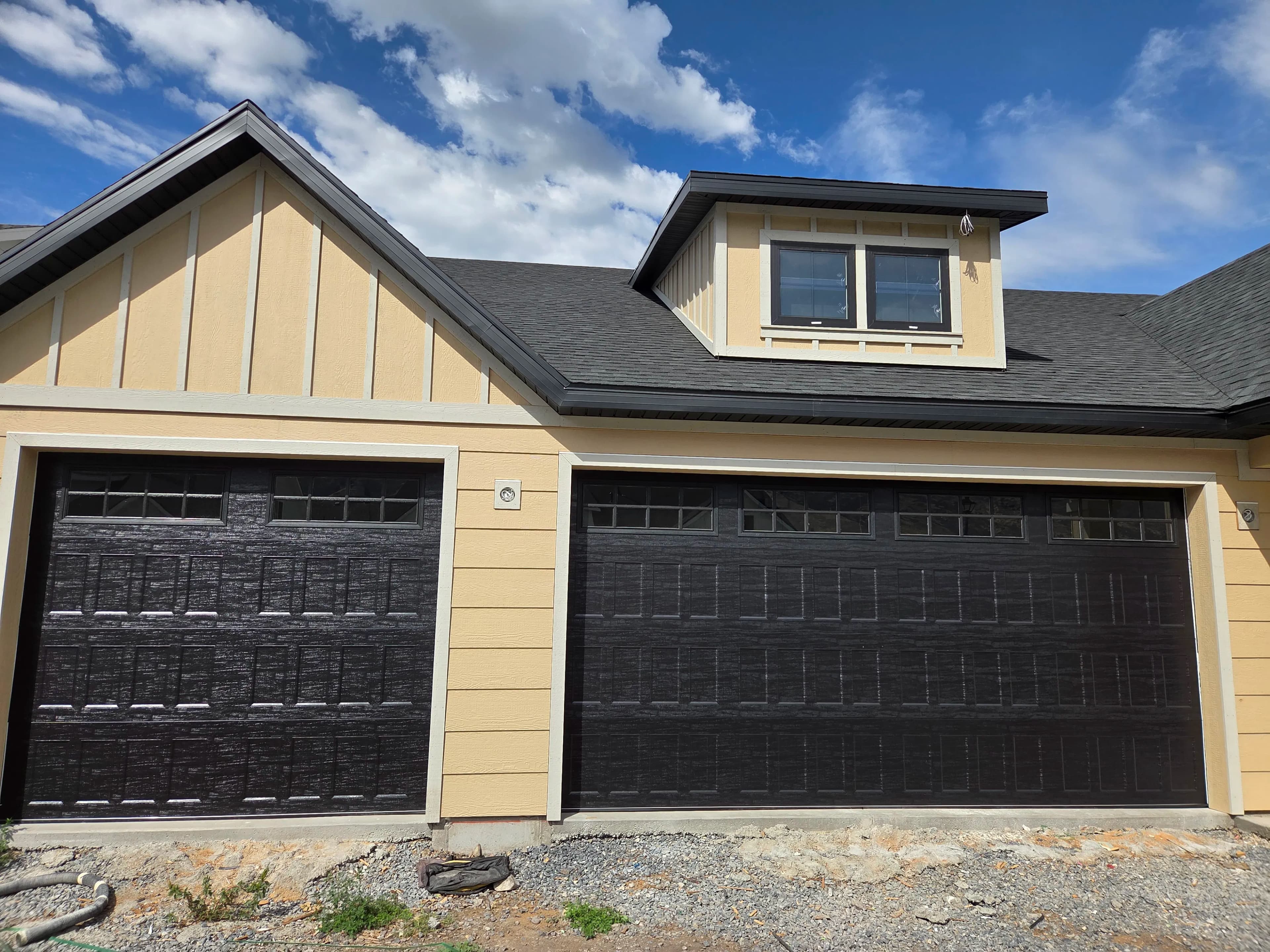 Project Black Bridgeport Narrow Panel Doors on a New Build image