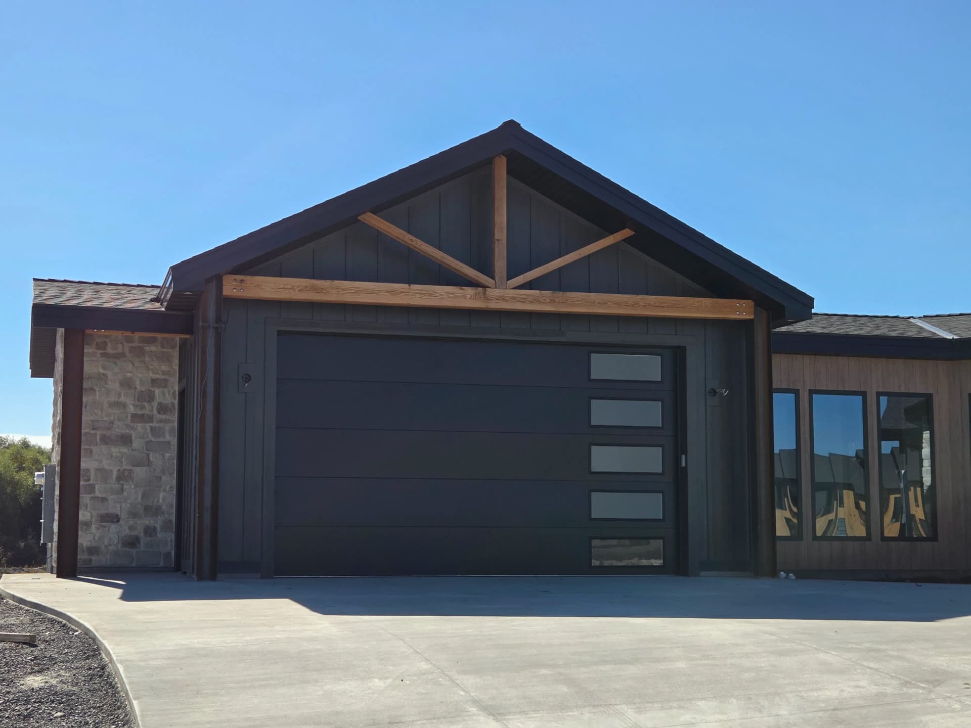 Modern Garage Door Installation Bringing Serious Curb Appeal in Logan image