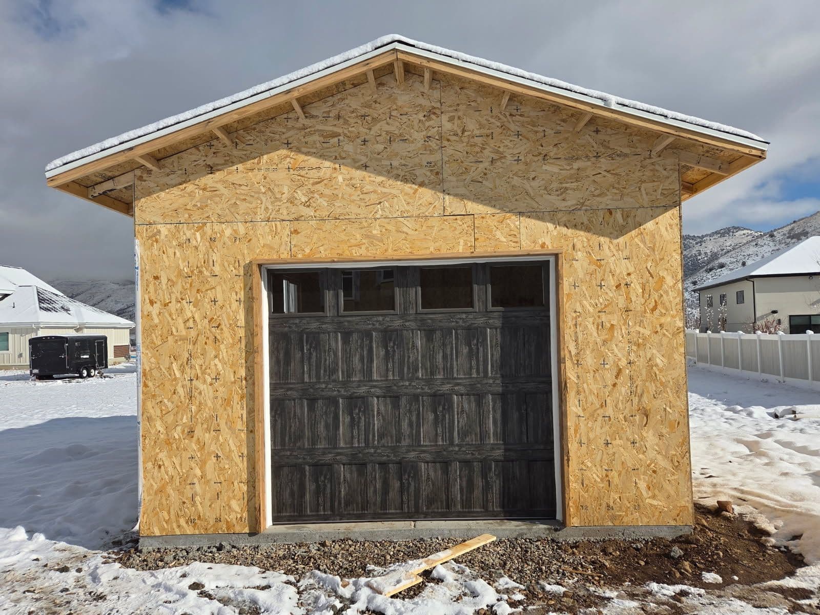 Project Stunning Garage Door Installation Elevating Shed Design image
