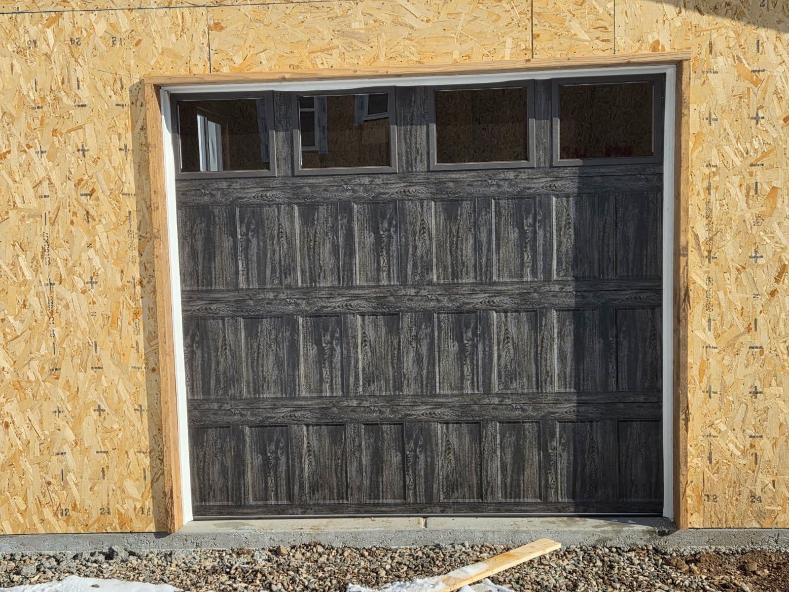 Gallery photos for Stunning Garage Door Installation Elevating Shed Design: Image #1