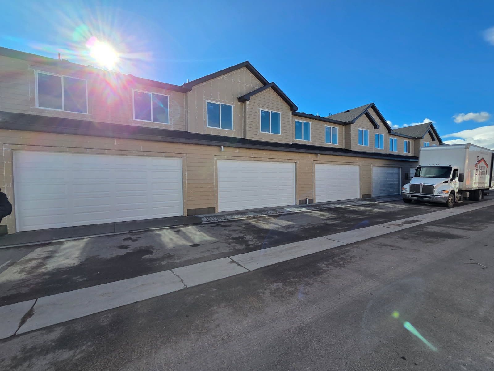 Project Enhancing Nibley's Townhouses with New Garage Doors image